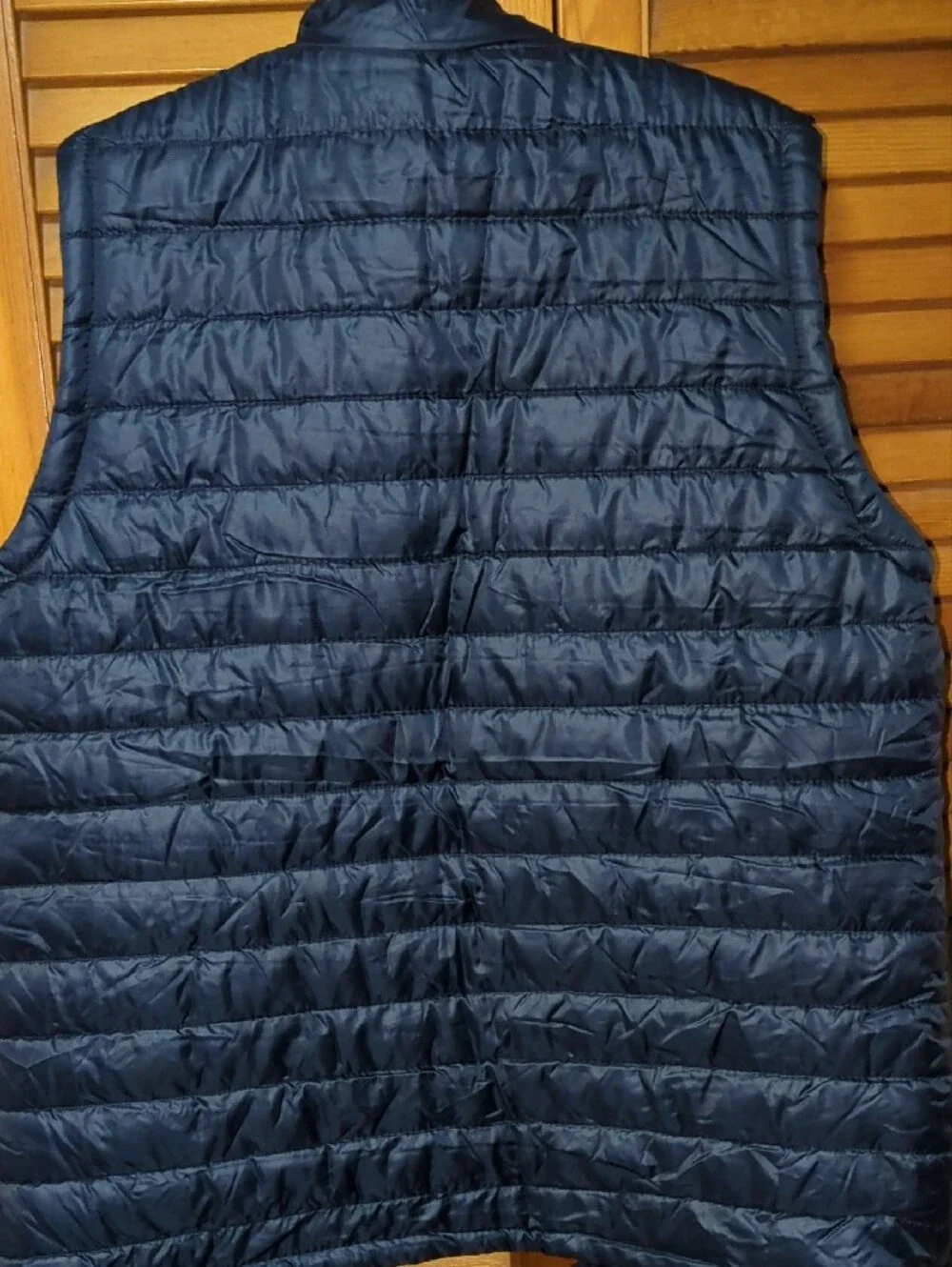 Men's Quilted Puffer Vest - Navy XL